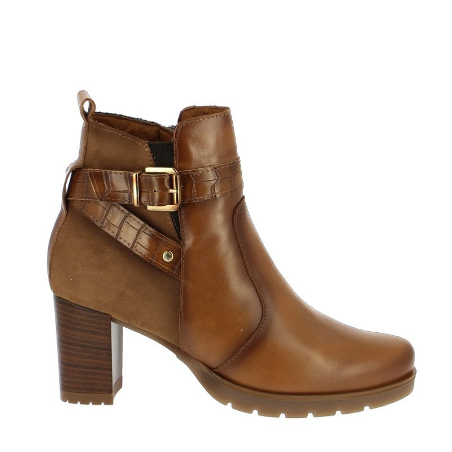 Womens Desiree Ankle Boots | Desiree Daxia Tan Ankle Boot