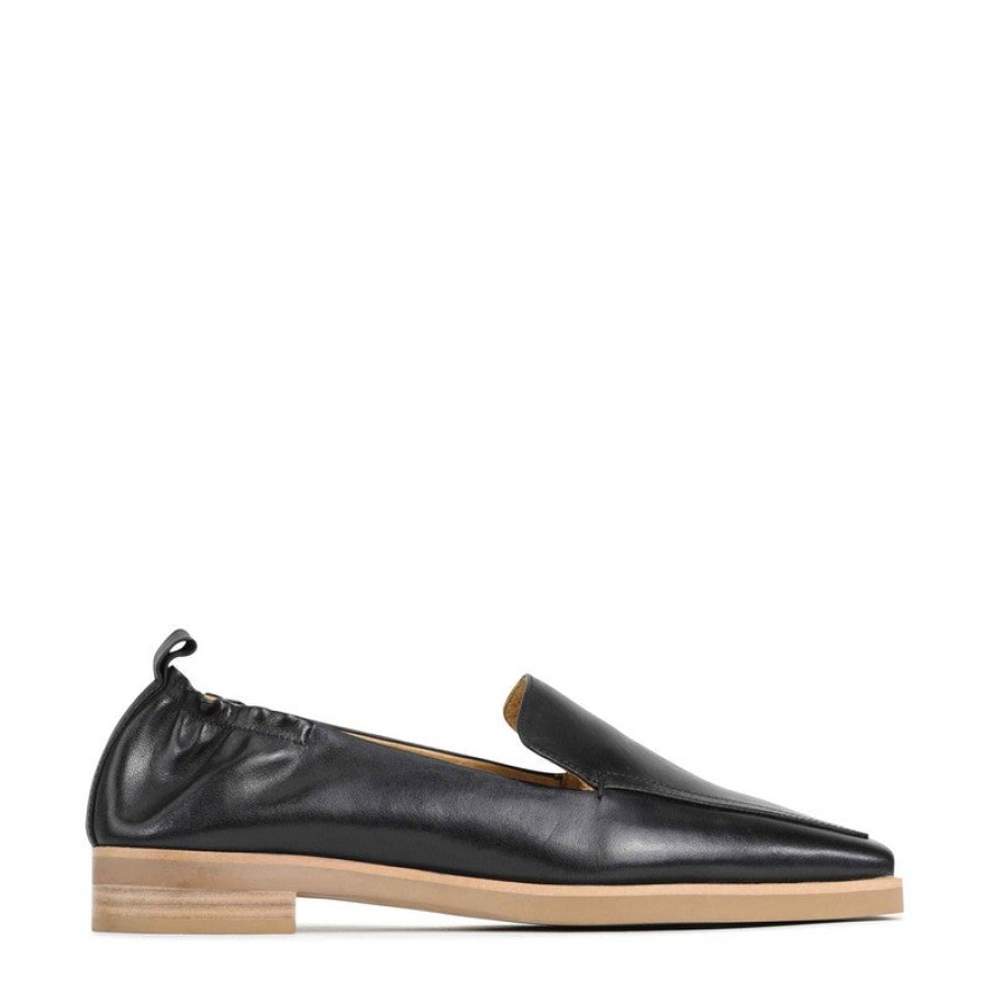 Edits Eos | Eos Esther Black Slip On Loafer