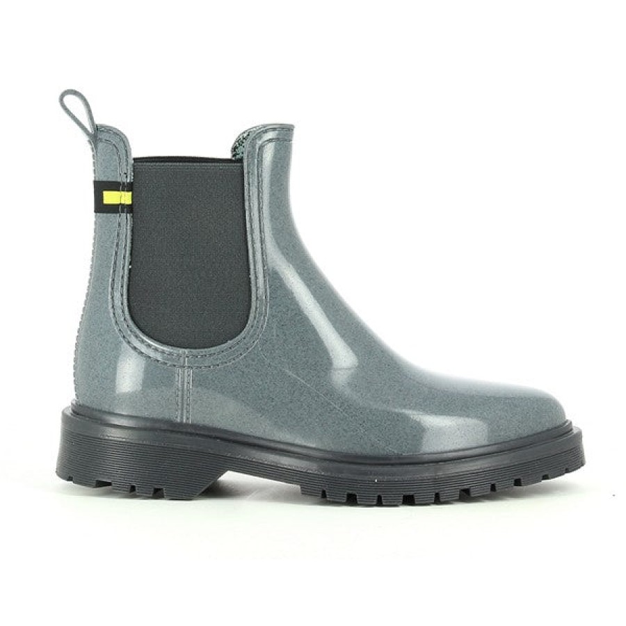 Edits Lemon Jelly | Lemon Jelly Maren Grey Gum Boot