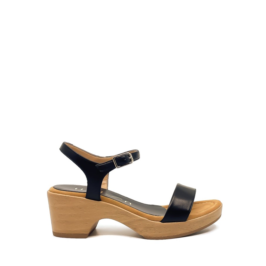 Womens Unisa Mid Heels | Unisa Irita Black Heeled Sandal