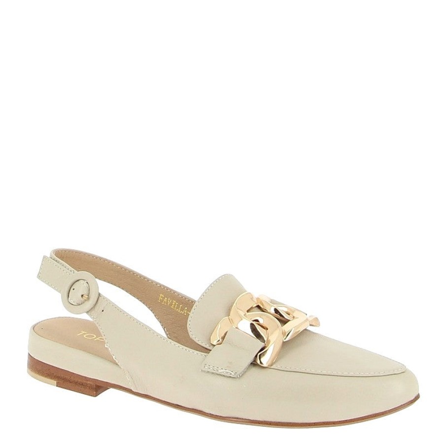 Edits Top End | Top End Favilla Cream Slingback Loafer