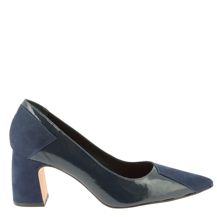 Womens Brazilio Mid Heels | Brazilio 4120004 Navy