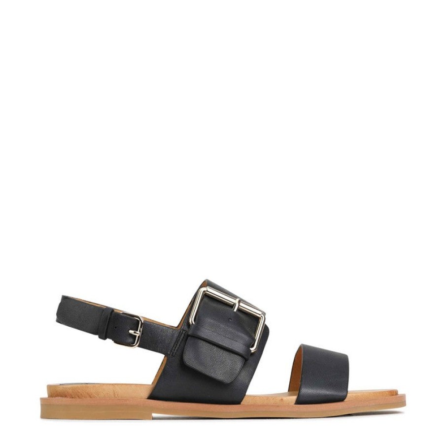 Edits Eos | Eos Jest Black Slingback Sandal