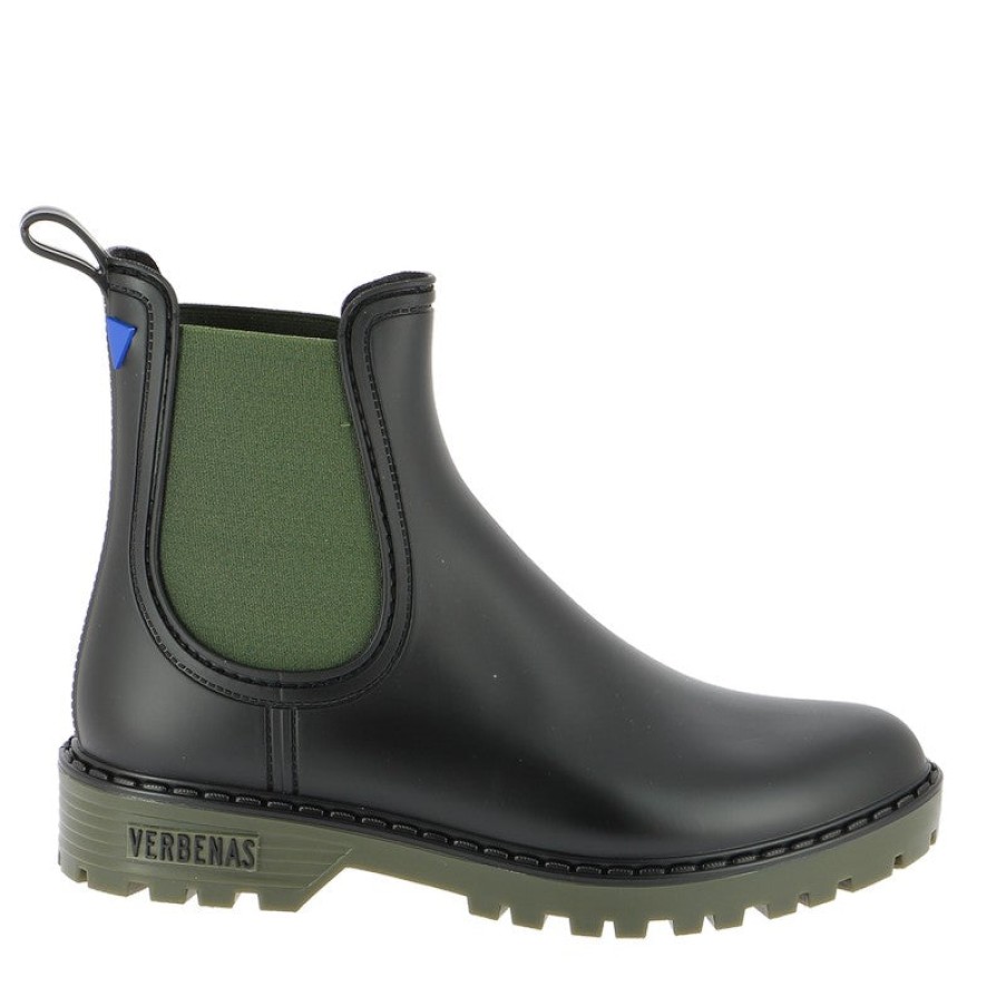 Edits Verbenas | Verbenas Gaudi Black/Khaki Gumboot