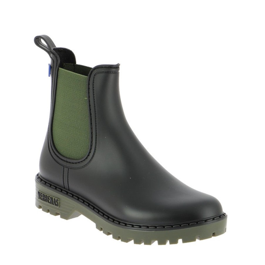 Edits Verbenas | Verbenas Gaudi Black/Khaki Gumboot