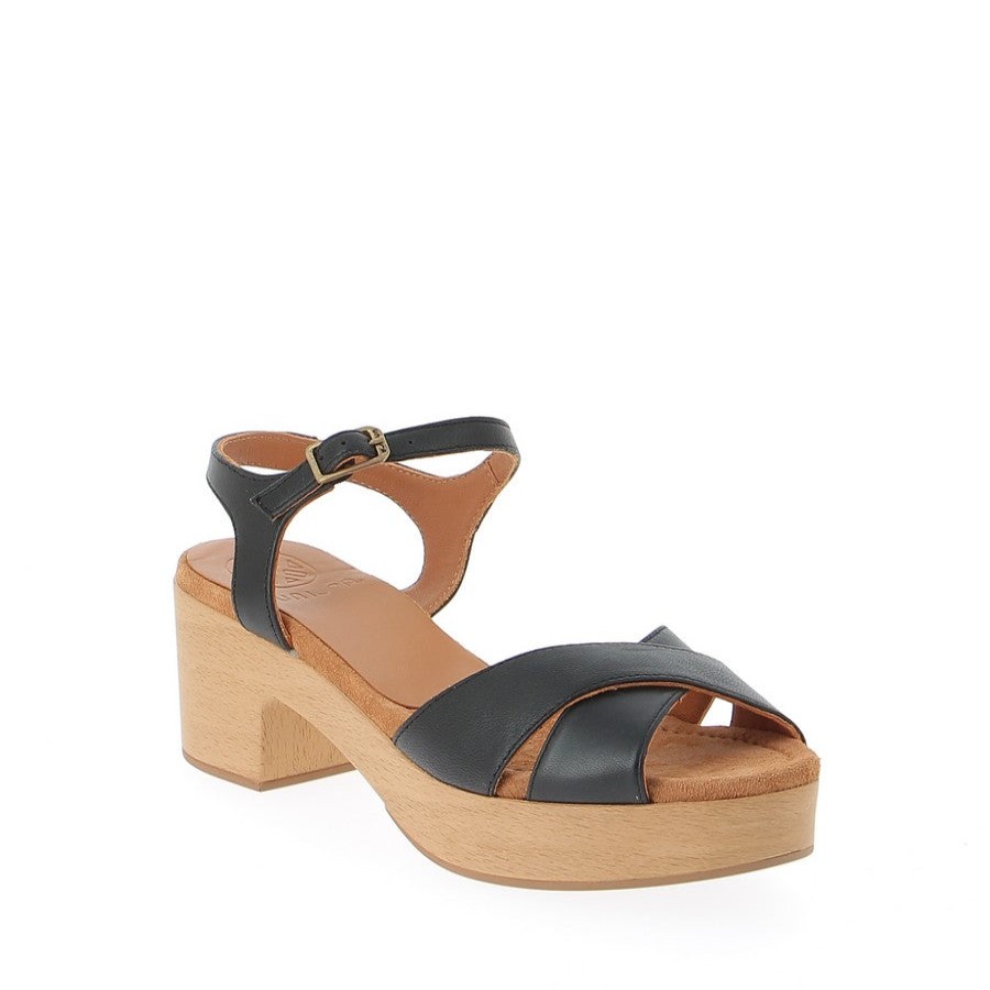 Womens Unisa | Unisa Iram Black Platform Heels