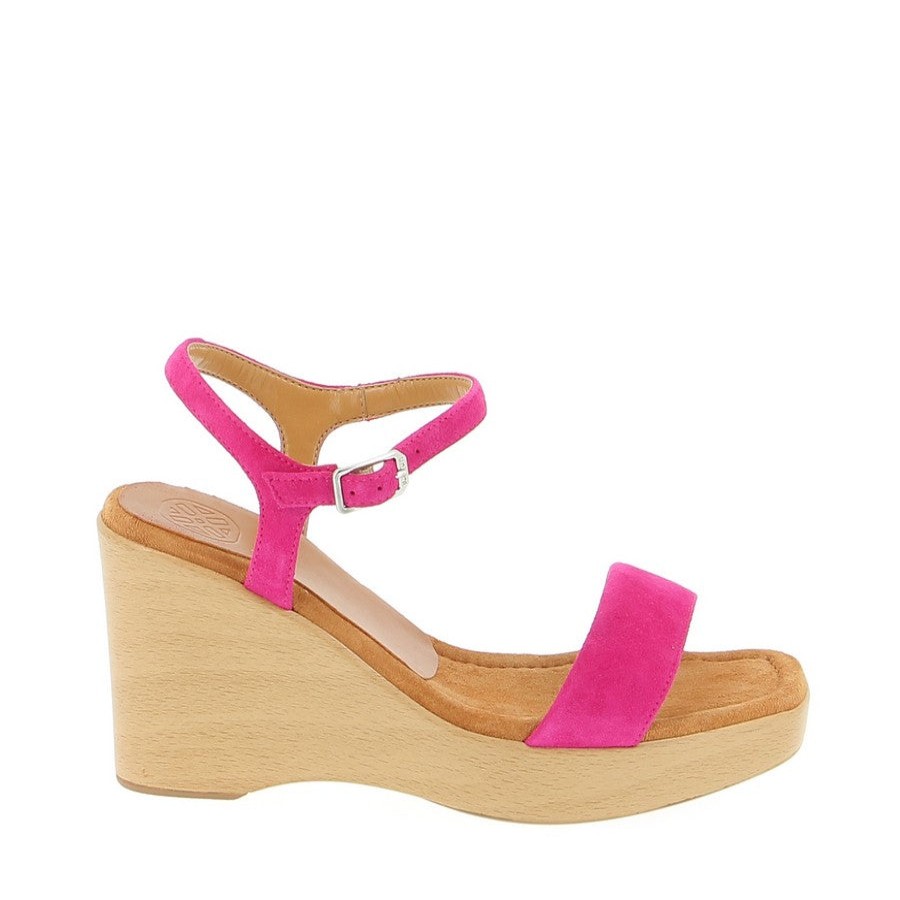 Womens Unisa | Unisa Rita Pink Wedge Sandal