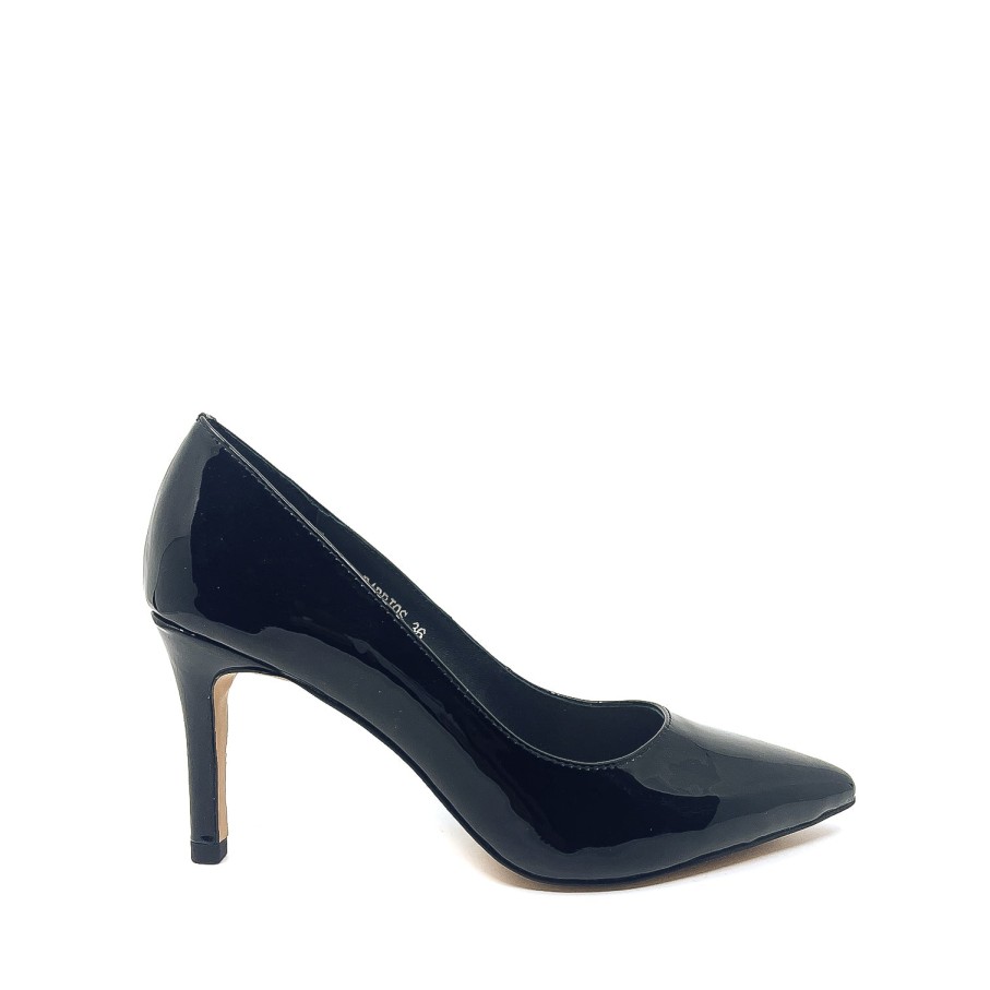 Womens Top End High Heels | Top End Barrios Black Patent