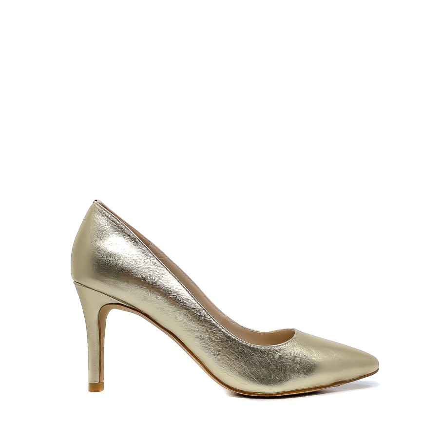 Womens Top End High Heels | Top End Barrios Pale Gold