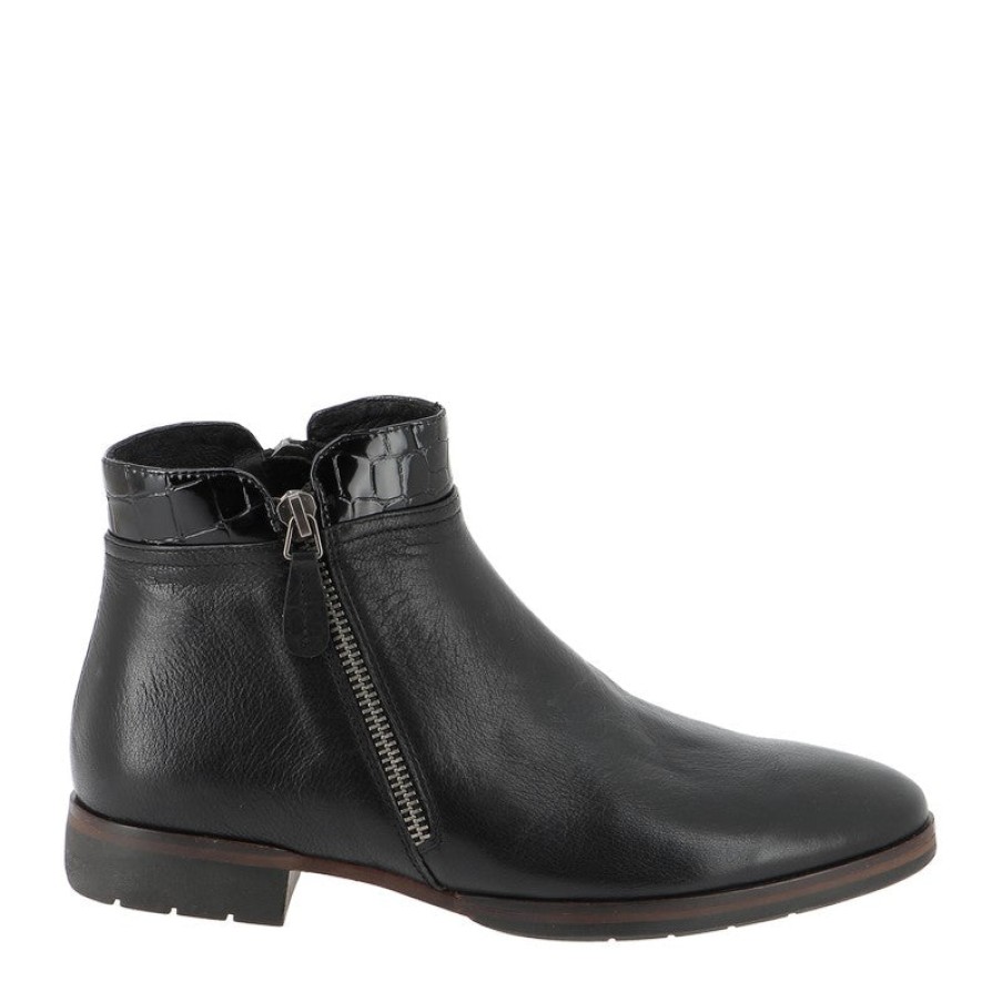 Womens Django & Juliette Ankle Boots | Django & Juliette Olis Black Ankle Boot