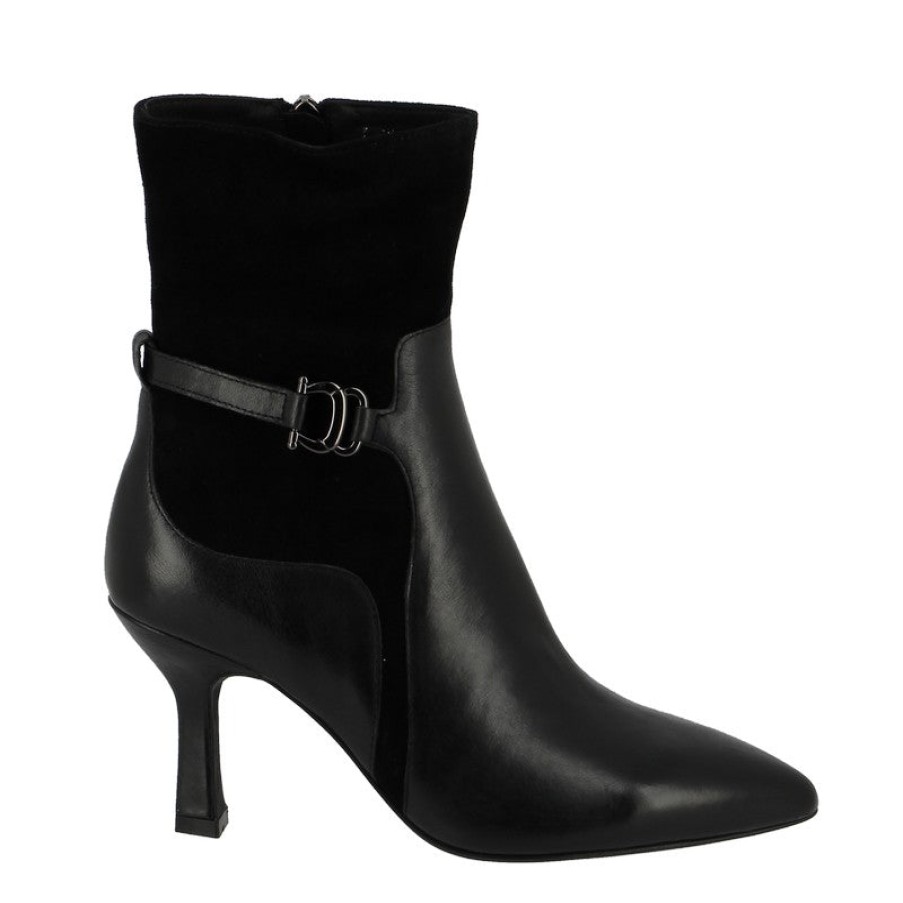 Womens Top End High Heels | Top End Libbor Black Ankle Boot