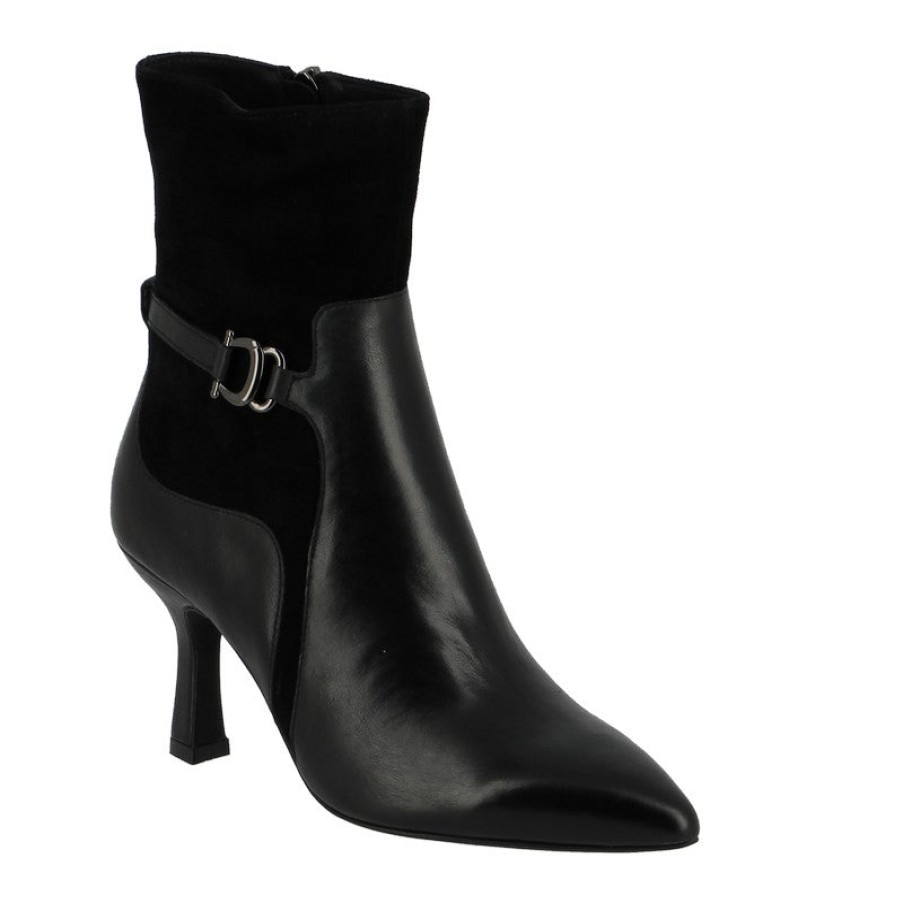 Womens Top End High Heels | Top End Libbor Black Ankle Boot