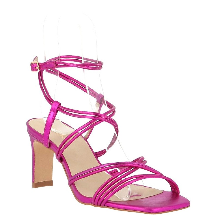 Edits Brazilio | Brazilio 54212 Pink Heeled Sandal