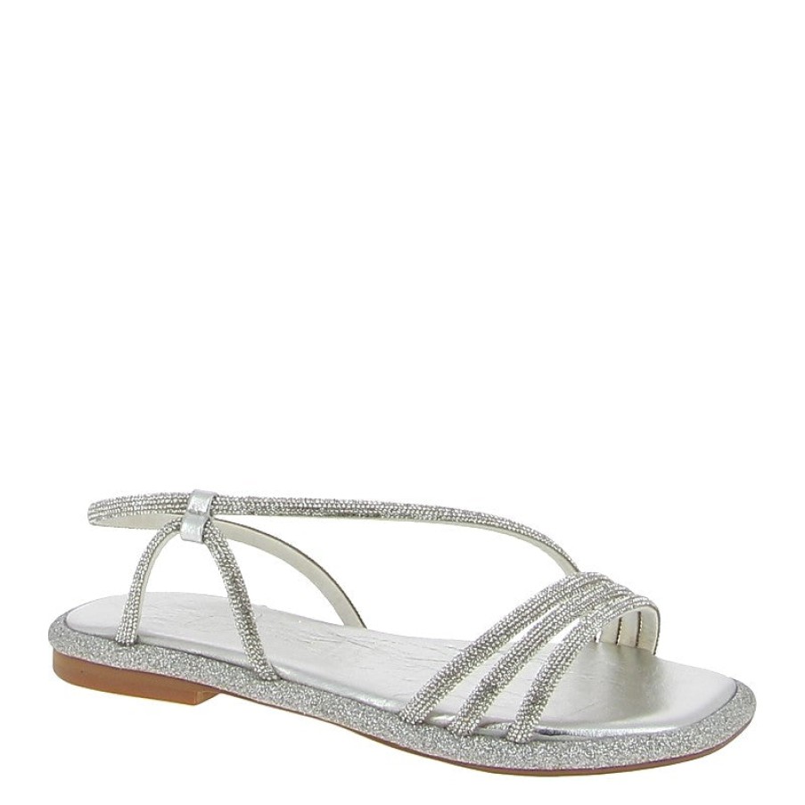 Edits Wave | Wave 23723 Silver Slingback Sandal