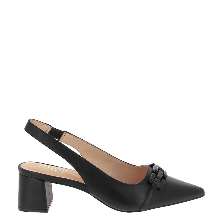 Edits Nude | Nude Cyn Black Slingback Pump