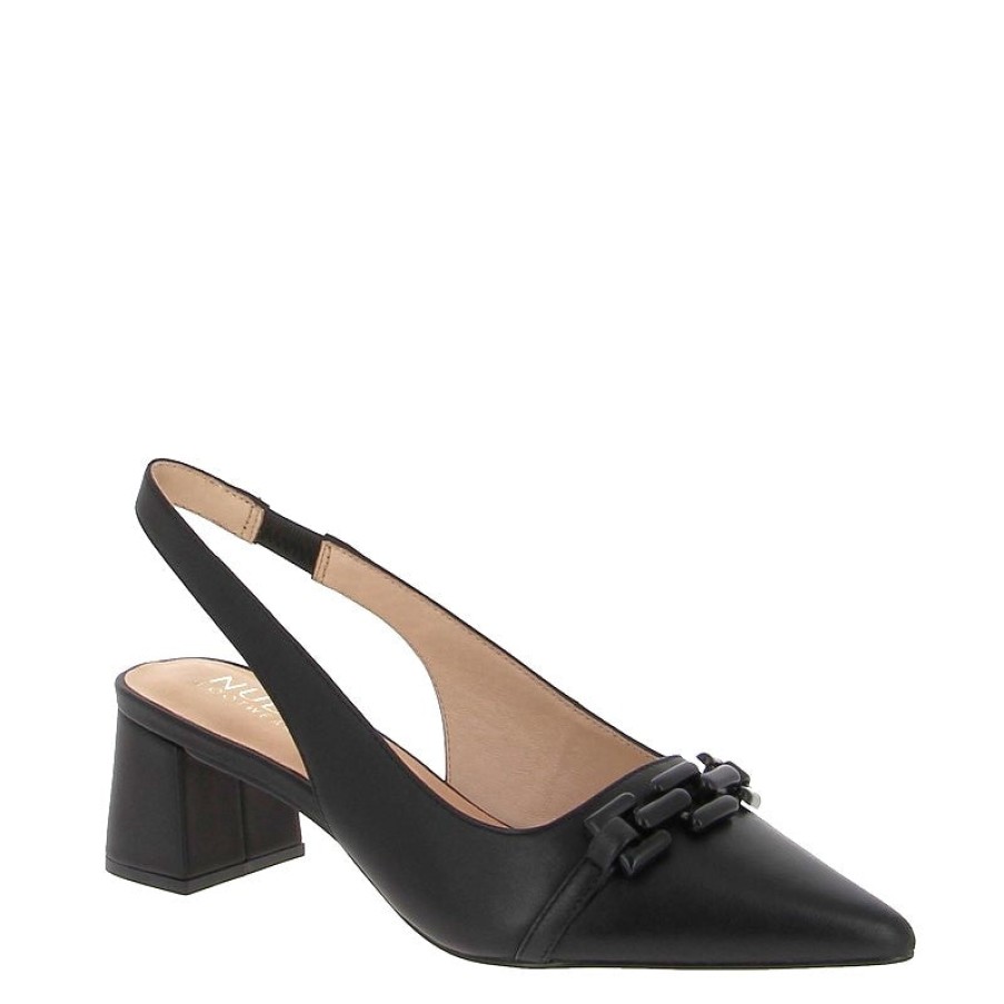 Edits Nude | Nude Cyn Black Slingback Pump