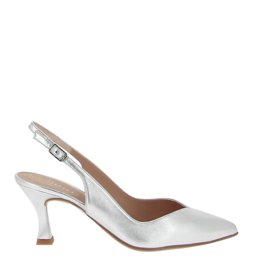 Edits Unisa | Unisa Karde Silver Slingback Pump