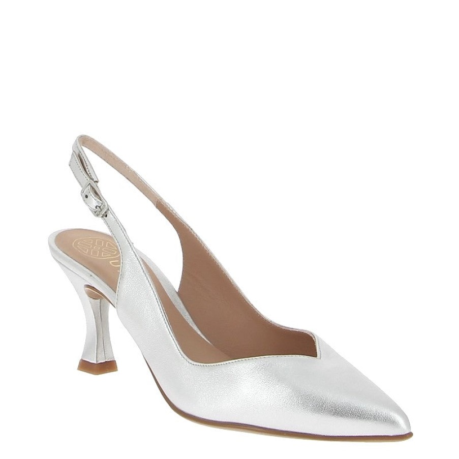 Edits Unisa | Unisa Karde Silver Slingback Pump