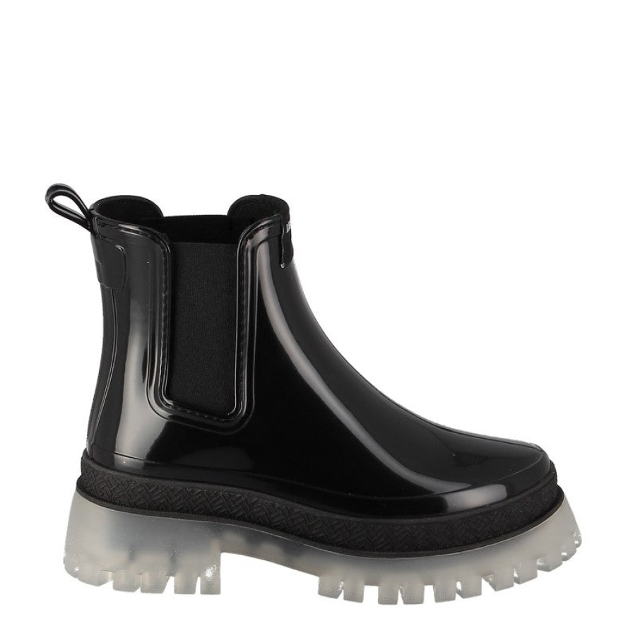 Womens Lemon Jelly | Lemon Jelly Laney Black Gum Boot